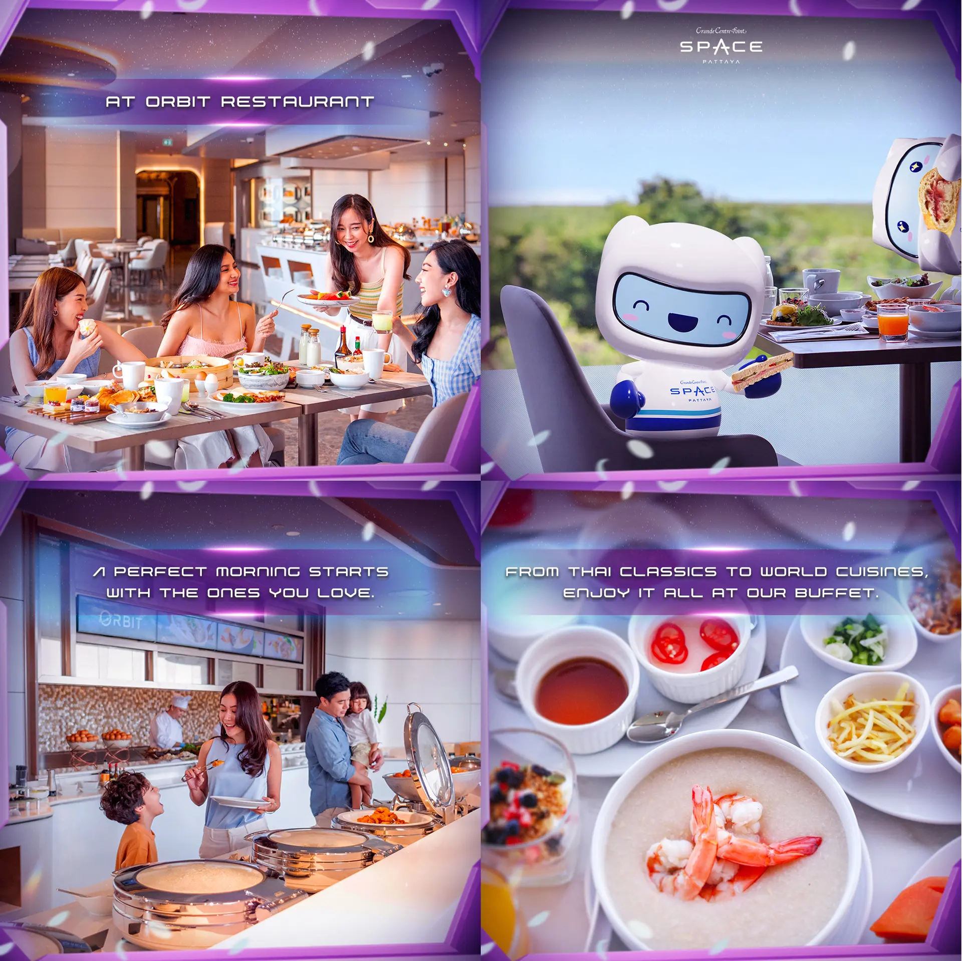 Start Your Day with Breakfast at ORBIT Restaurant Start Your Day with Breakfast at ORBIT Restaurant